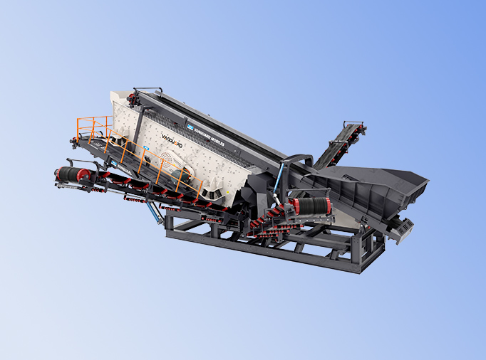contruction waste crushing plant, MBP Series Planta Zaranda Móvil, Vanguard machinery