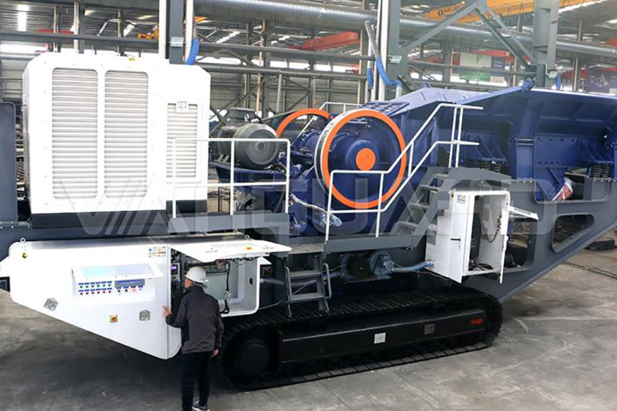  Planta trituradora móvil tipo oruga, Planta móvil de trituración de mandíbulas tipo oruga,Vanguard Machinery