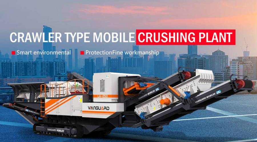 Planta trituradora móvil tipo oruga, Trituradora de impacto de eje vertical,Vanguard Machinery