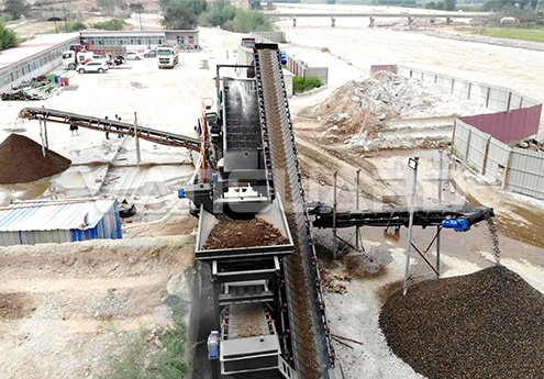 Planta trituradora móvil 150T / H en Jiangsu