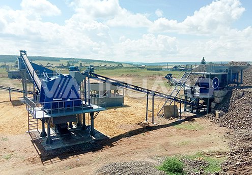 100T/H Línea de producción de trituración de piedra en Rusia