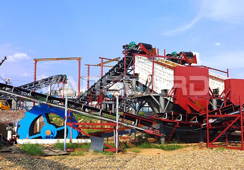 150 T / H Línea de producción de piedra triturada en Guangdong